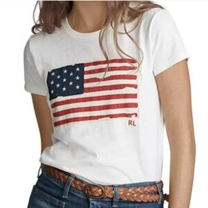 Polo Ralph Lauren Flag Jersey Graphic T-Shirt